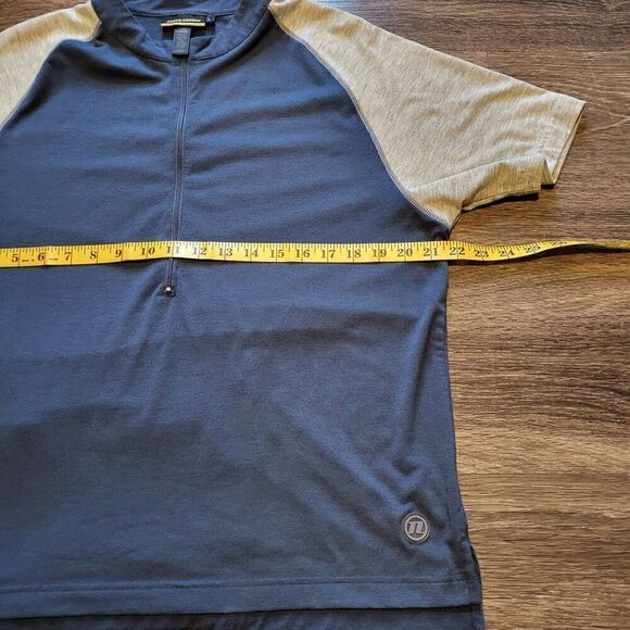 Novara Cycling Jersey Half Zip Shirt with Right Back Pocket Mens Large - Picture 3 of 9